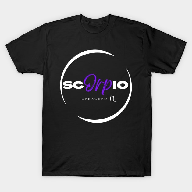 Scorpio Sun Sign T-Shirt by AngelkatSoulTalk